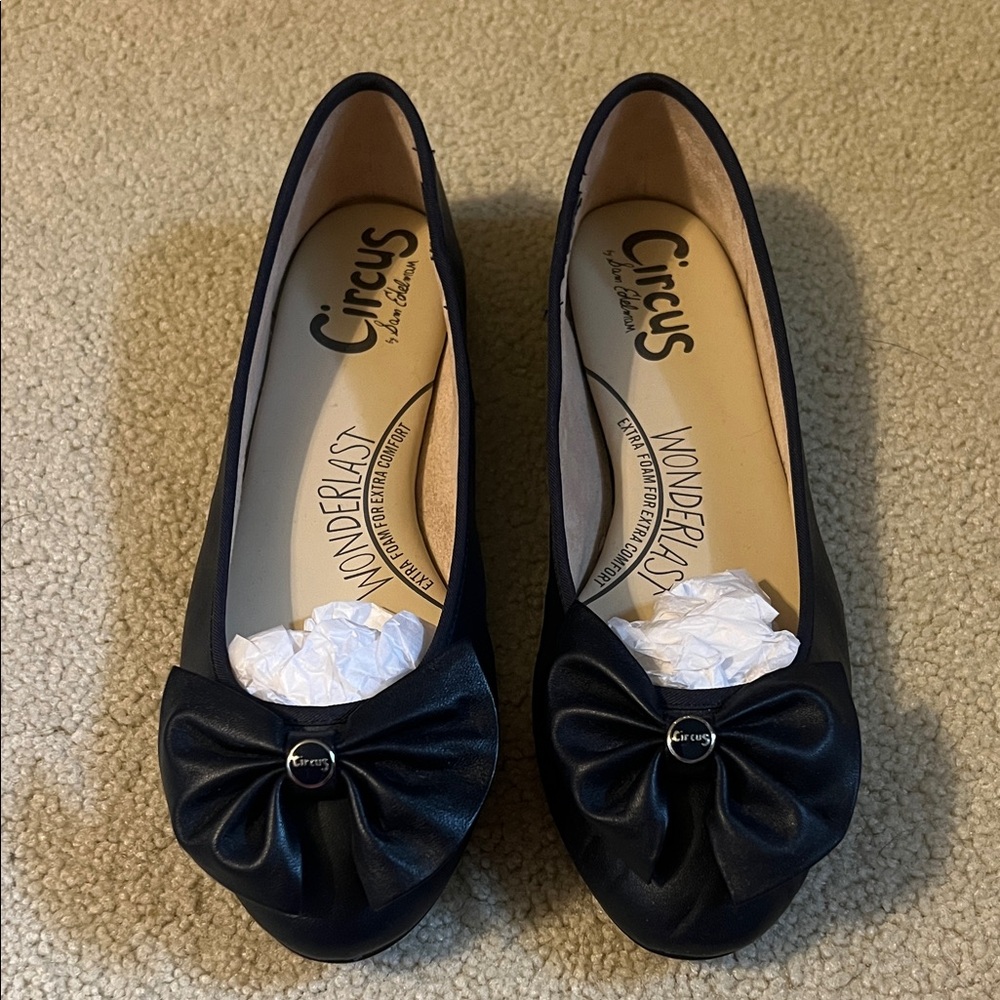 Circus by Sam Edelman Navy Bow Flats